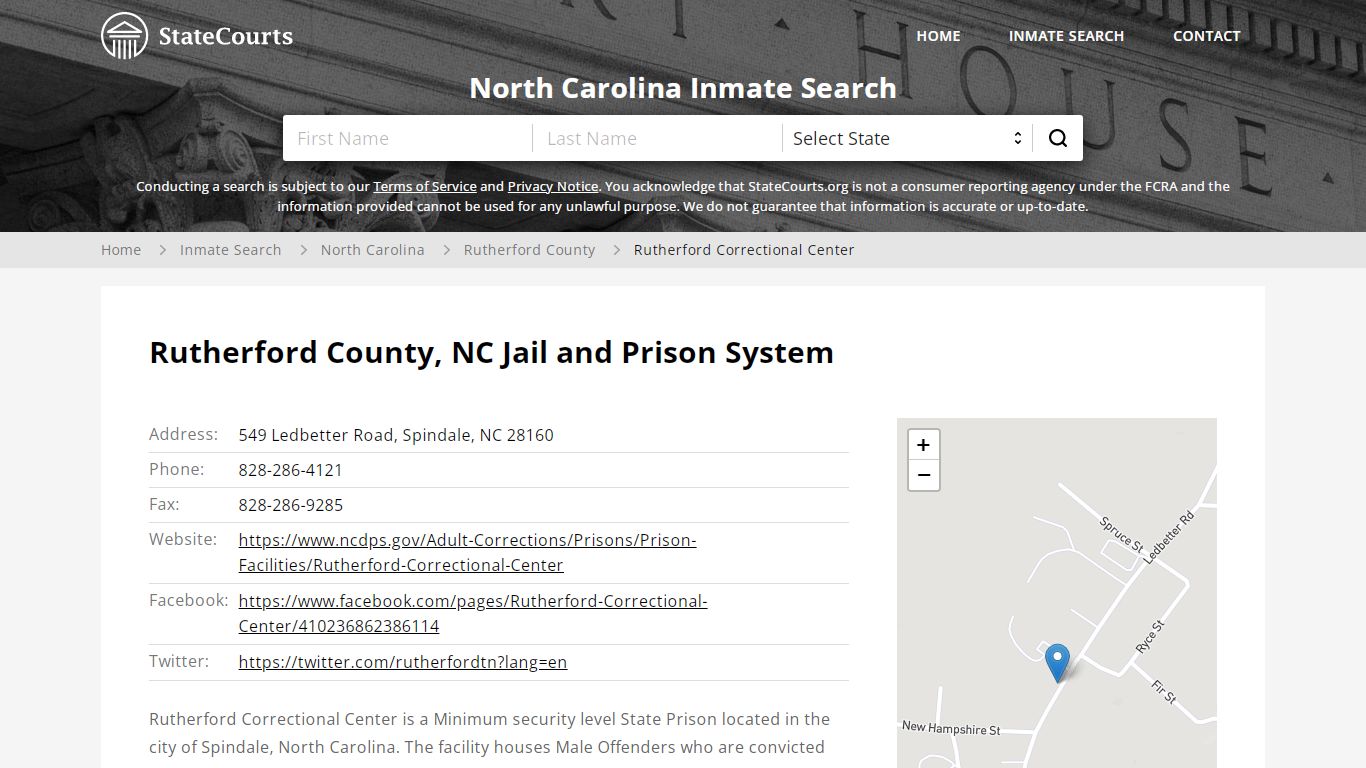 Rutherford County, NC Jail and Prison System